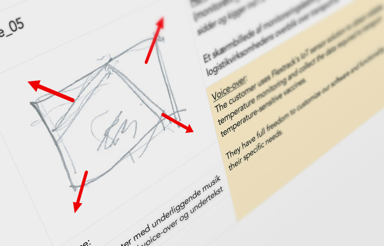 flextrack videos linkedin storyboard