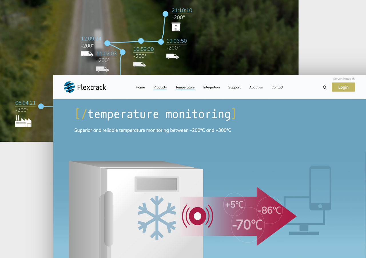 to landingssider flextrack temperature monitoring transportation tracking