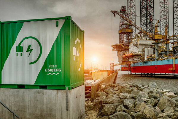 Landstrømscontainer, Esbjerg Havn